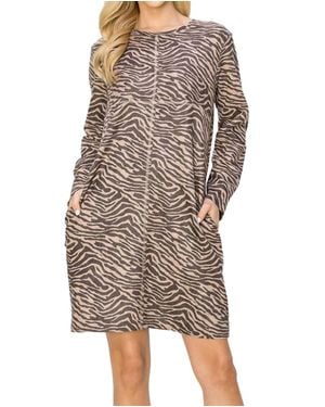 Joh Aurora Suede Dress - Multicolor