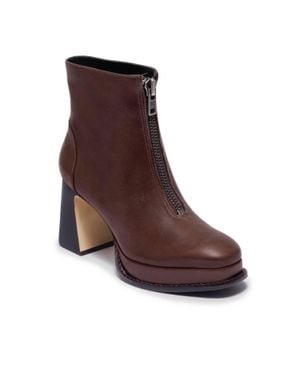 Bernardo Mafalda Platform Boots - Brown