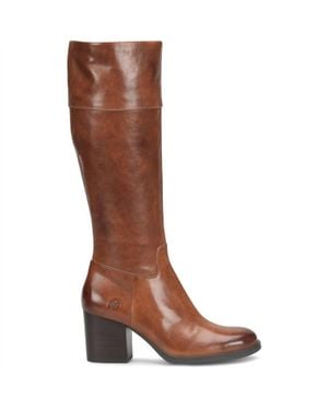 Born Brandy Heeled Boots - Brown