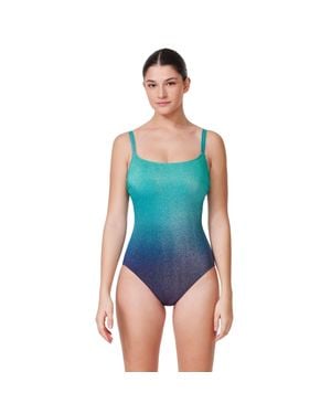 Gottex Dream Ombre Square Neck One Piece - Blue