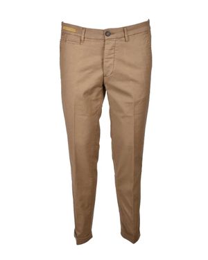 Re-hash Stretch Cotton Pants - Natural
