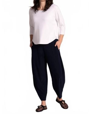 Sympli Narrow Lantern Pant - Blue