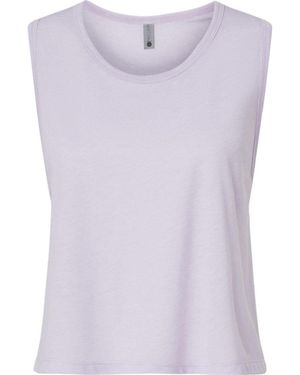 Next Level Festival Crop Tank - Purple