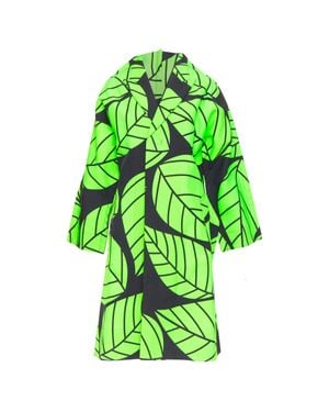 Comme des Garçons Comme Des Garcons Leaf 2D Oversized Structured Coat - Green