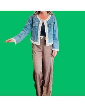 Anniewear Juliette Beaded Jacket - Green