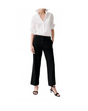 ANN MASHBURN Frankie Cropped Pant - Black