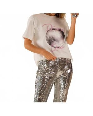 Care Tucker Marlie Disco Queens Short Sleeve Tee - Gray