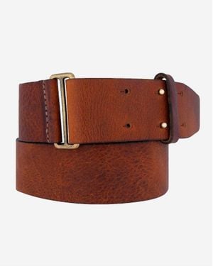 Amsterdam Heritage Vera Wide Waisted Belt - Brown
