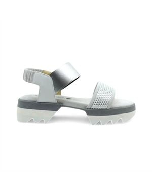 Softwaves Valera Platform Sandal - Gray