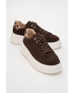 Forever & Always Shoes Paloma Leather Sneaker - White
