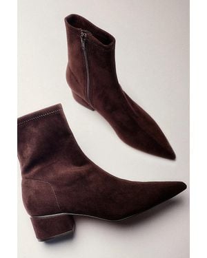 Silent D Short Kali Ankle Boots - Brown