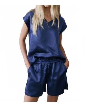 Melissa Nepton Garick Top - Blue