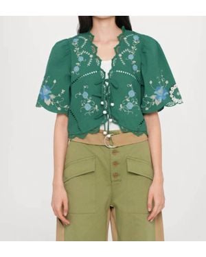 Sea Vesna Crop Top - Green