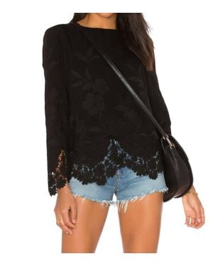 Merritt Charles Mcgraw Embroidered Blouse - Black