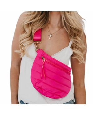 Pretty Simple Jolie Puffer Bag - Pink