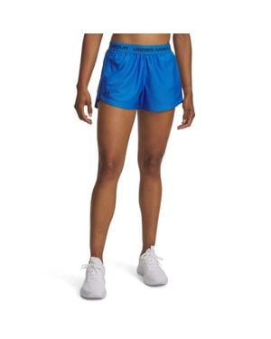 Under Armour Tech Play Up Training Shorts 3" Inseam Jax860 - Blue