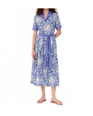 Emporio Sirenuse Claudia Midi Dress - Blue