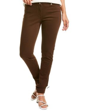 J.McLaughlin Lexi Ice Blue Straight Leg Jean - Brown