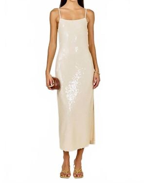 Endless Rose Sequin Slip Dress - Natural