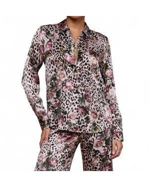L'Agence Tyler Silk Blouse - Black