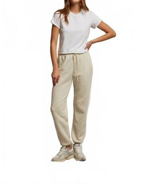 PERFECTWHITETEE Michelle Fleece Jogger Pant - Metallic