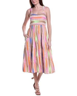 NIC+ZOE Heat Wave Sadie Midi Dress - Pink