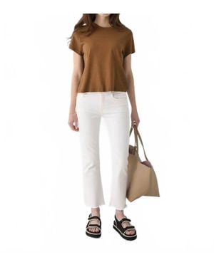 Citizens of Humanity Kyle Crew Neck Short Sleeve Tee - White