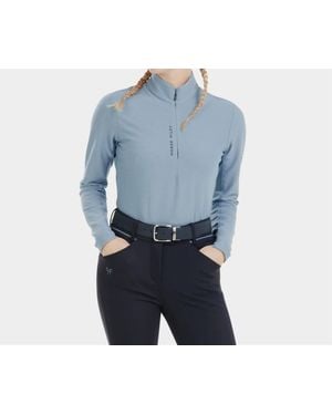 Horse Pilot Suntech Long Sleeve Sun Shirt - Blue