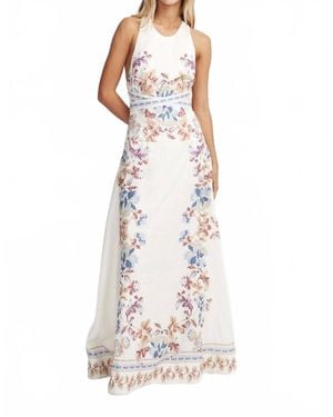Hansen & Gretel Alanis Linen Maxi Dress - White