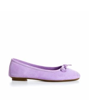 Reqins Carmen Peau Ballet Flat - Purple