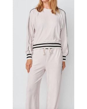 Sundry Raglan Pullover Sweatshirt - White