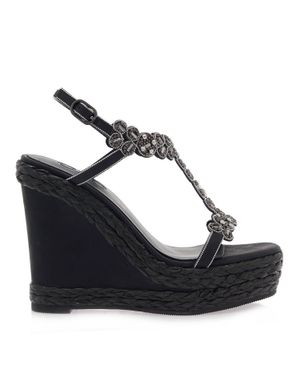 Exe' Nadia Wedge Sandal - Blue