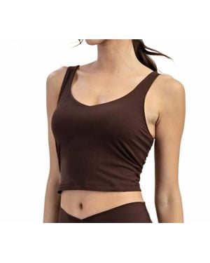 Rae Mode Butter V-Defined Yoga Top - Black