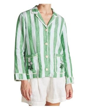 Trovata Dylan Shirt Jacket - Green
