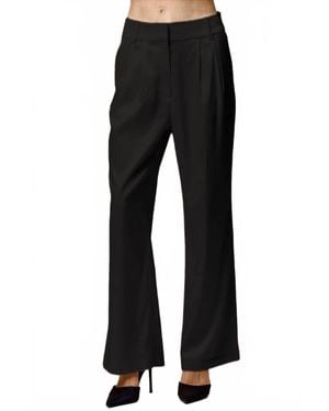 Lalavon Luxe Satin Pants - Black