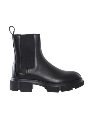 COPENHAGEN Smooth Leather Ankle Boots - Black