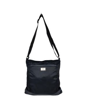 Armani Collegioni Nylon Crossbody Bag - Black