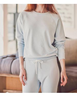 Leallo Dune Solid Crewneck Sweatshirt - Gray