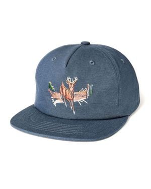 Filson Deer Trucker Cap - Blue