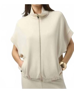 Joseph Ribkoff Casual Zip-Up Jacket - Natural