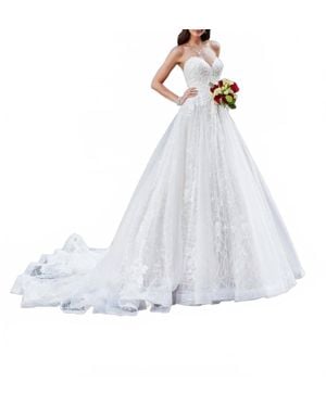 Kitty Chen Couture Giana Lace Wedding Dress - White