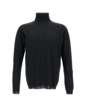 GOES BOTANICAL Turtleneck Sweater - Blue