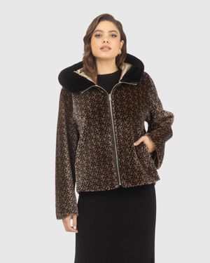 Gorski Reversible Merino Shearling Lamb Jacket - Black