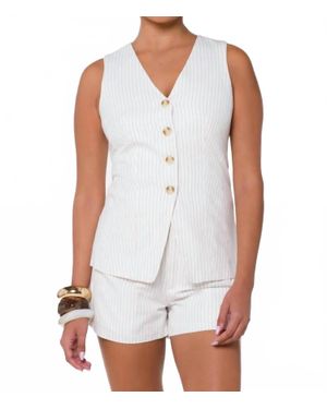 Velvet Heart Cordera Sleeveless Vest - White