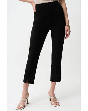 Joseph Ribkoff Silky Knit Pull On Crop Pants - Black