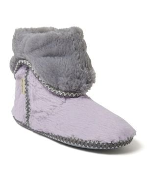 Dearfoams Beth Pile Foldown Boot - Gray