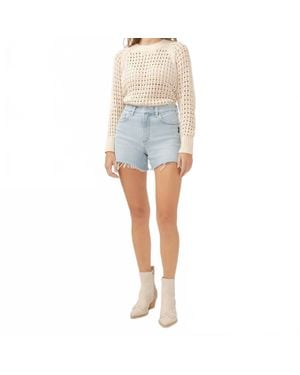 Silver Jeans Co. Sure Thing High Rise Shorts - Blue