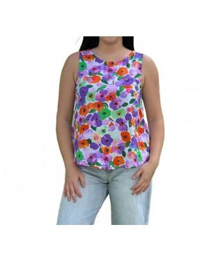 Staccato Bright And Bold Tank Top - Blue