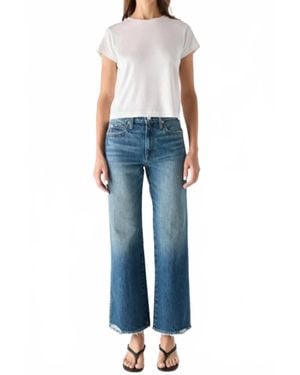 Amo Denim Robbie Mid Rise Relaxed Jean - Blue