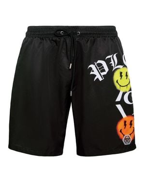 Philipp Plein Beach Shorts And Pants - Black